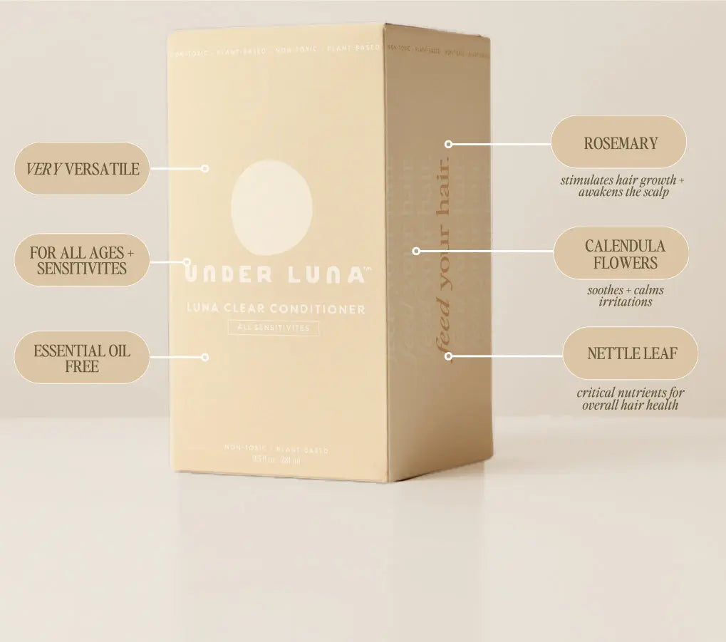 Luna Clear Conditioner | for all hair types + sensitivites - Sprig Beauty Co
