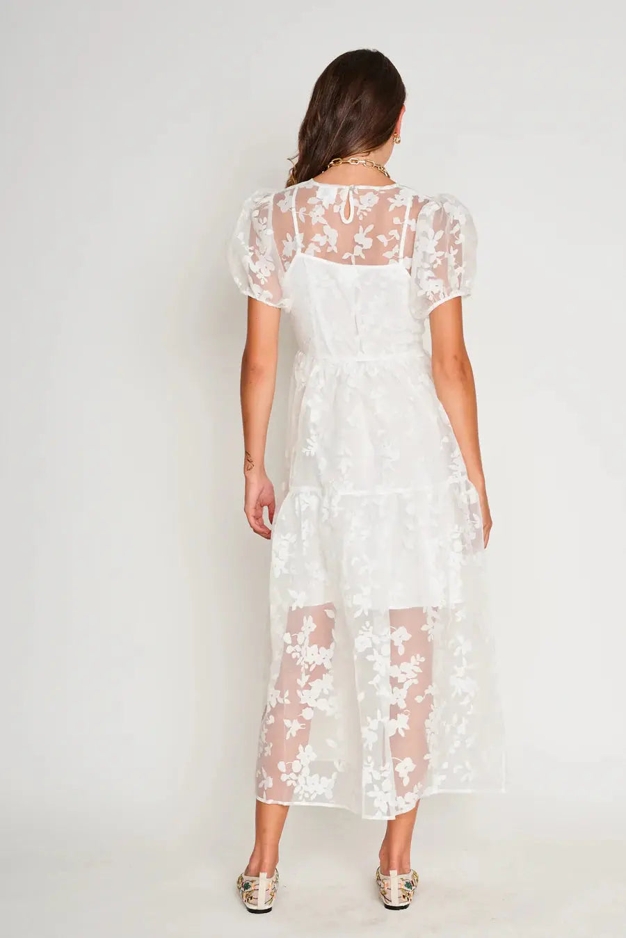 Ivory Aria Dress - Sprig Beauty Co
