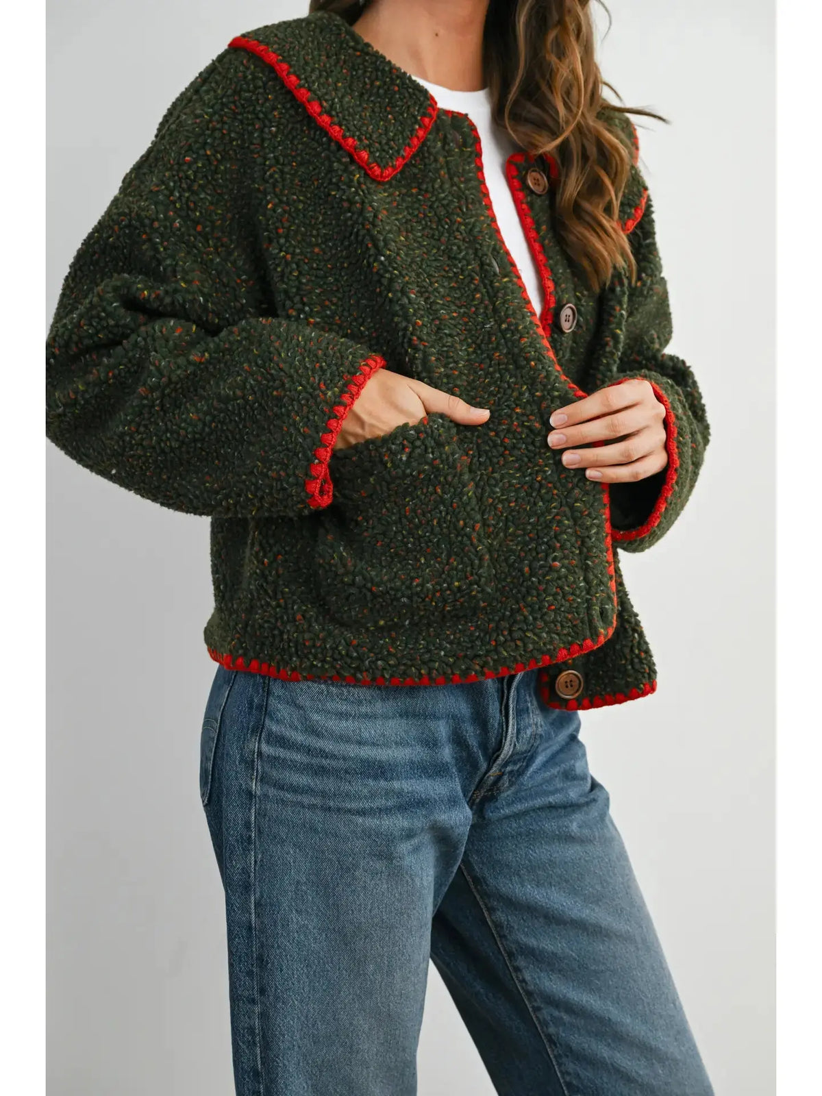 The Confetti Sherpa Jacket