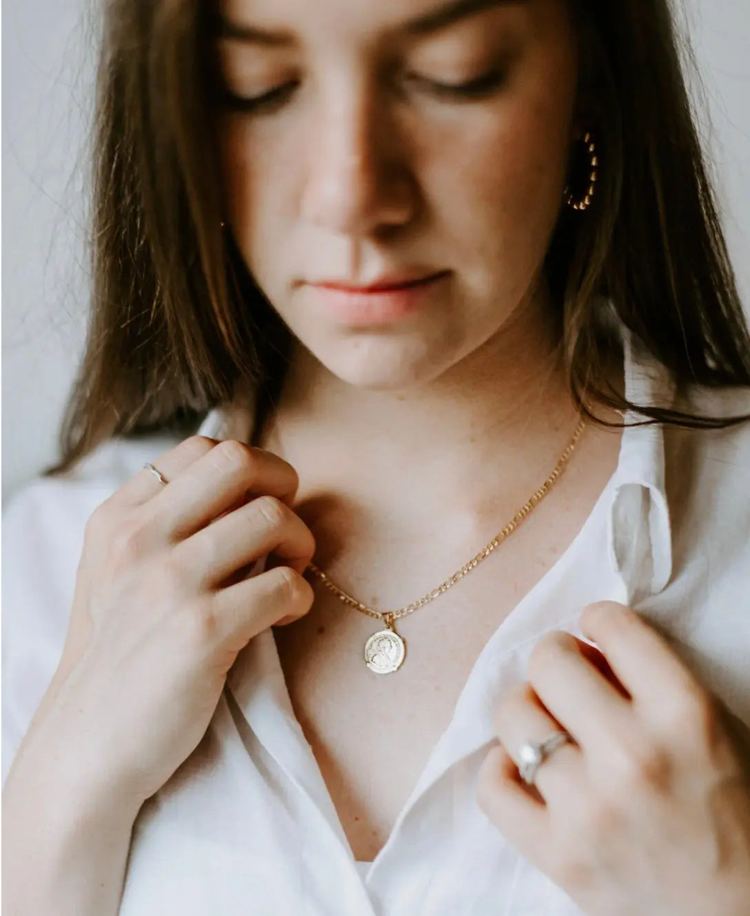 Vintage Coin Necklace - Sprig Beauty Co