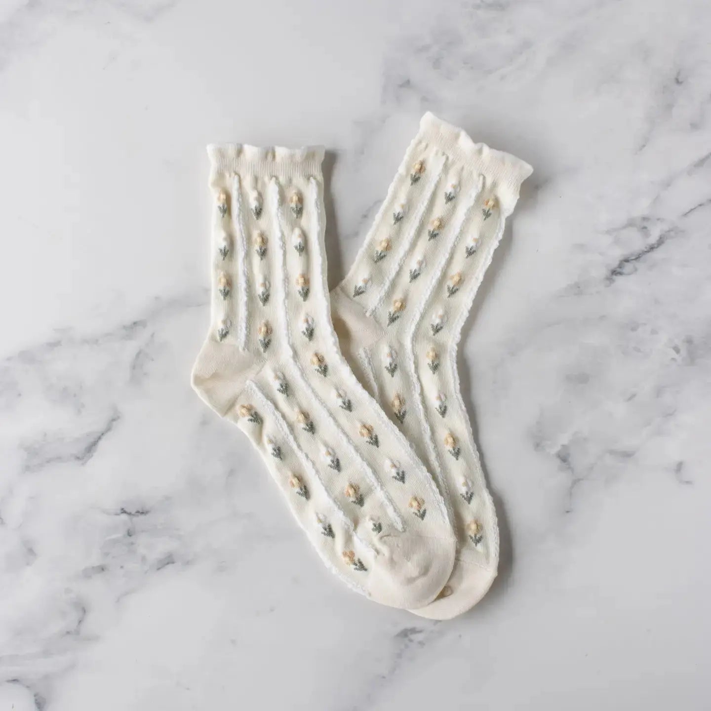 Spring Floral Socks Tiepology
