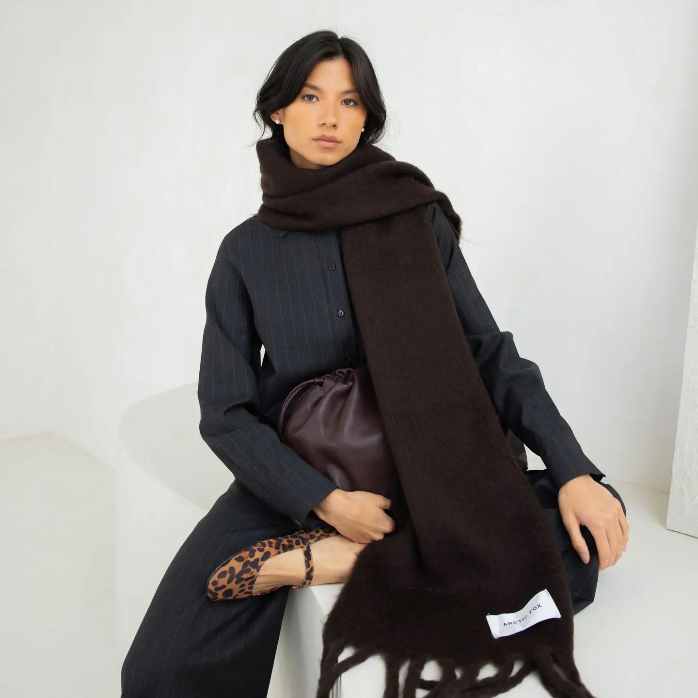 The Reykjavik Scarf | Coffee - Sprig Beauty Co