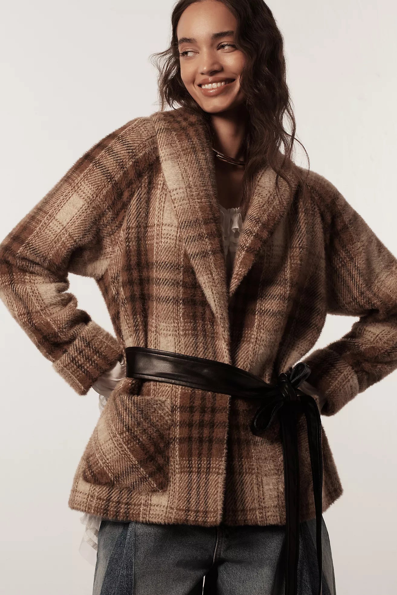 Daily Belted Blazer - Sprig Beauty Co