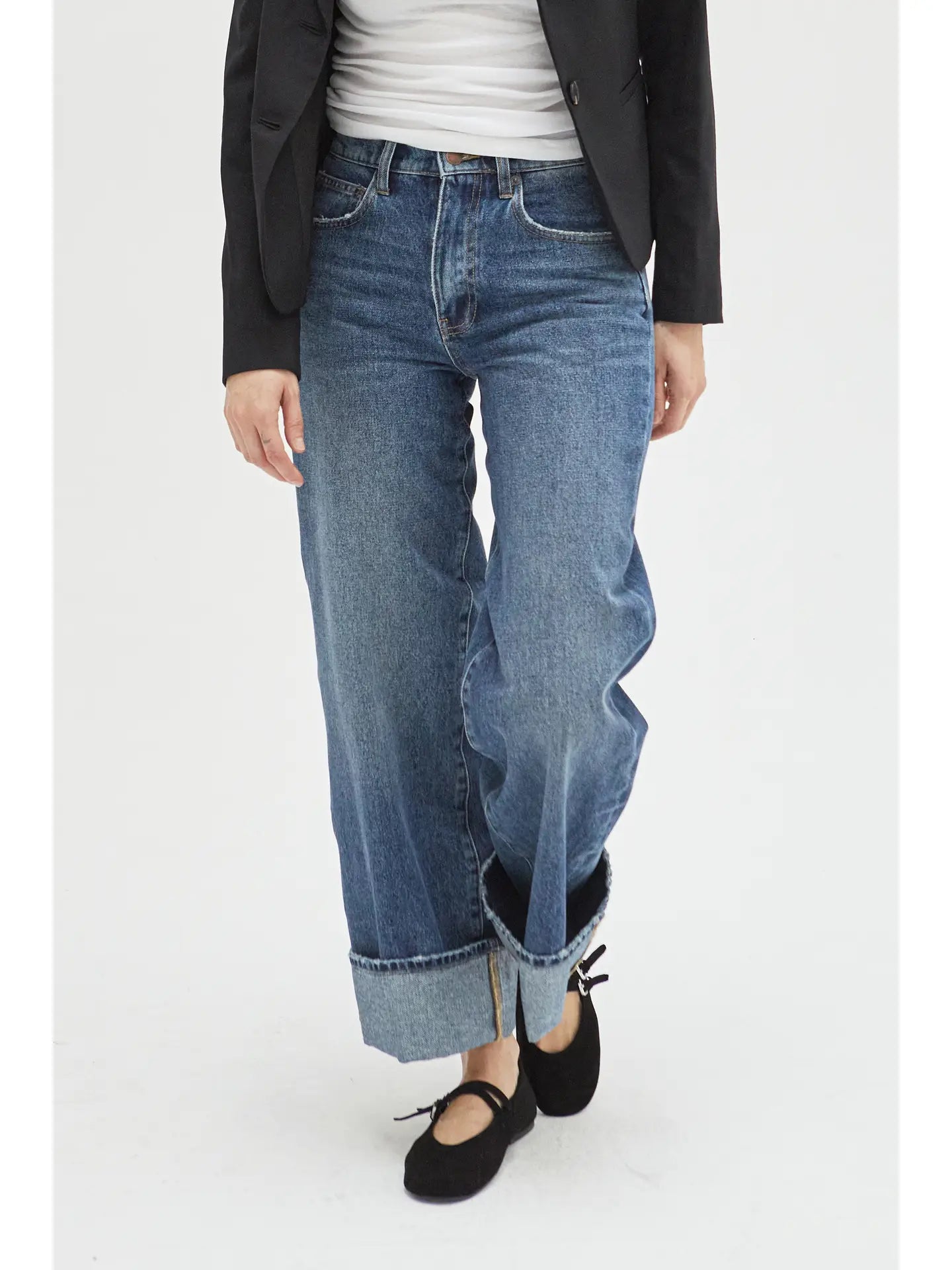 Parker Cuffed Denim - Sprig Beauty Co