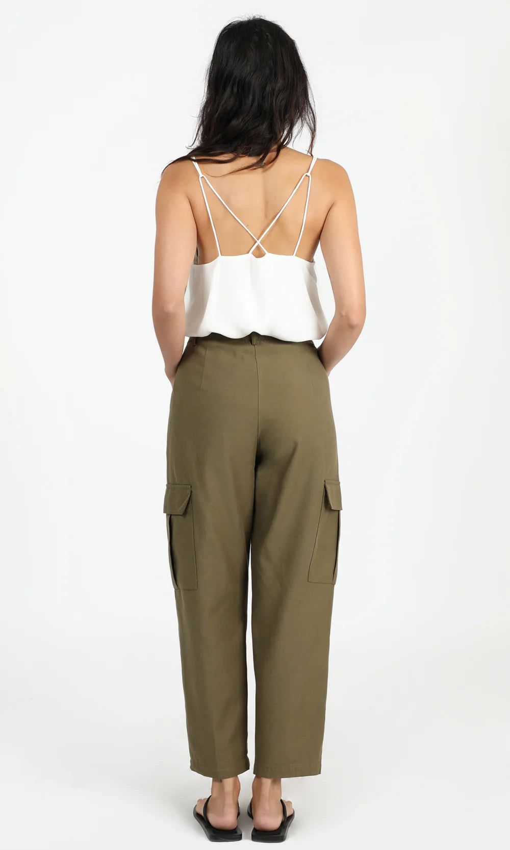 Izzy Cargo Barrel Pant - Sprig Beauty Co