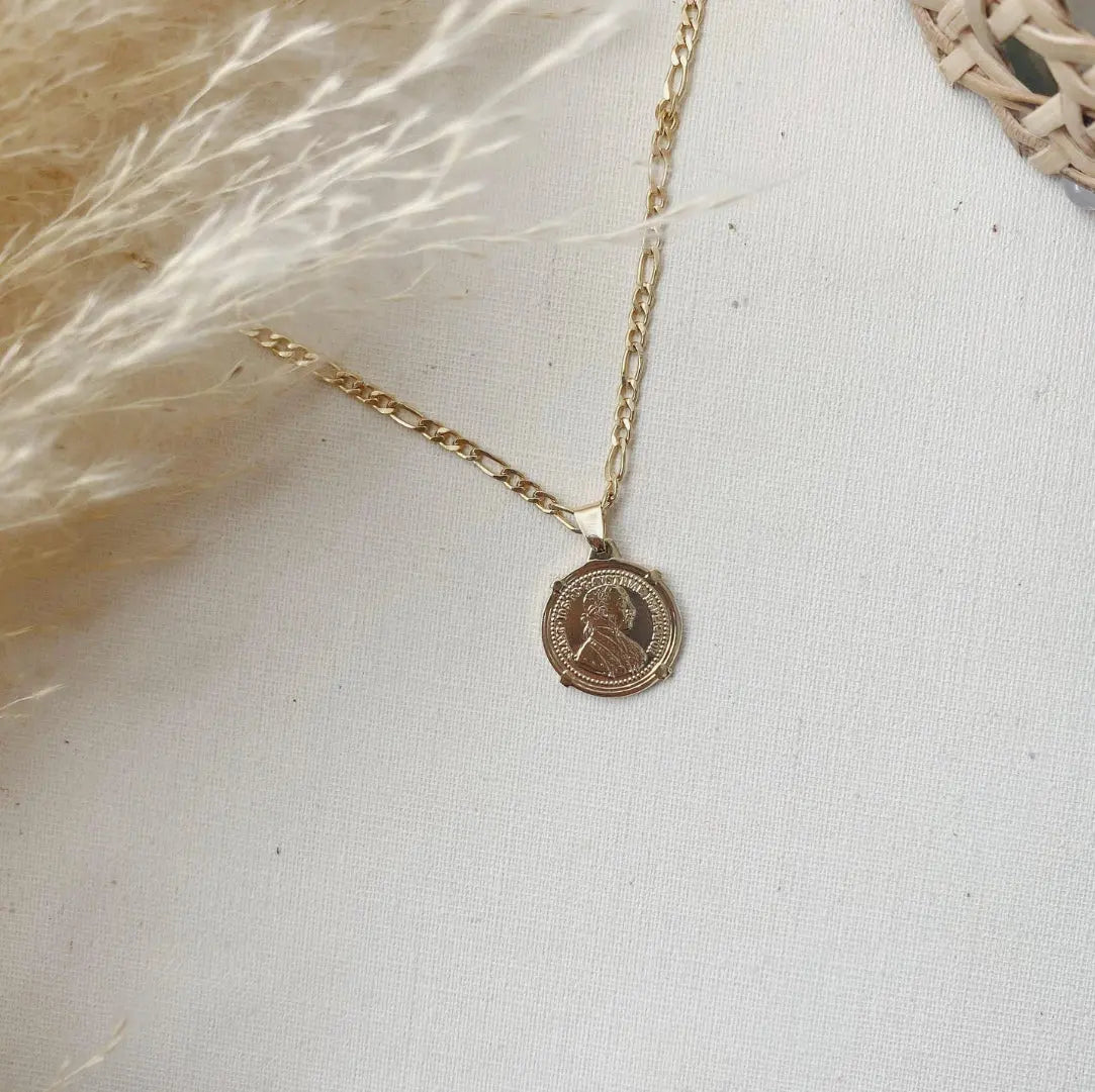 Vintage Coin Necklace - Sprig Beauty Co