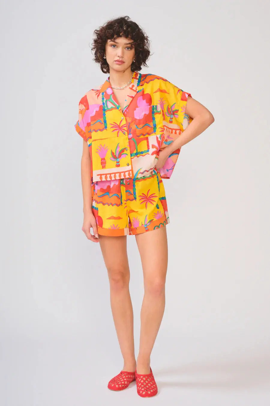 Tropical Aline Top - Sprig Beauty Co