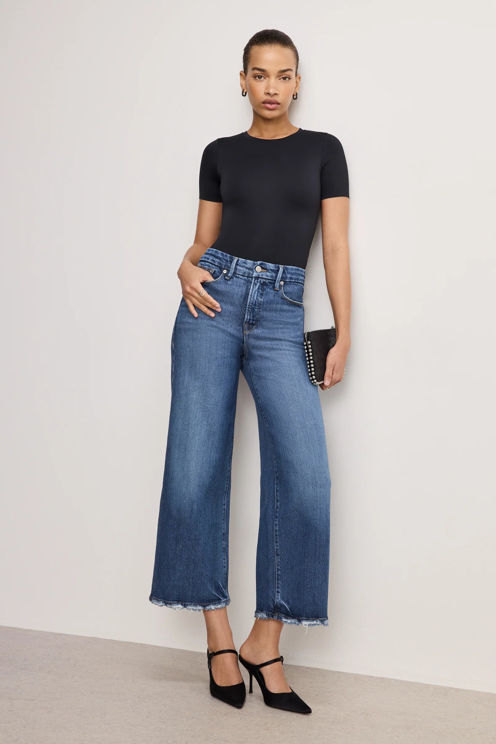 Good Waist Palazzo Denim - Sprig Beauty Co