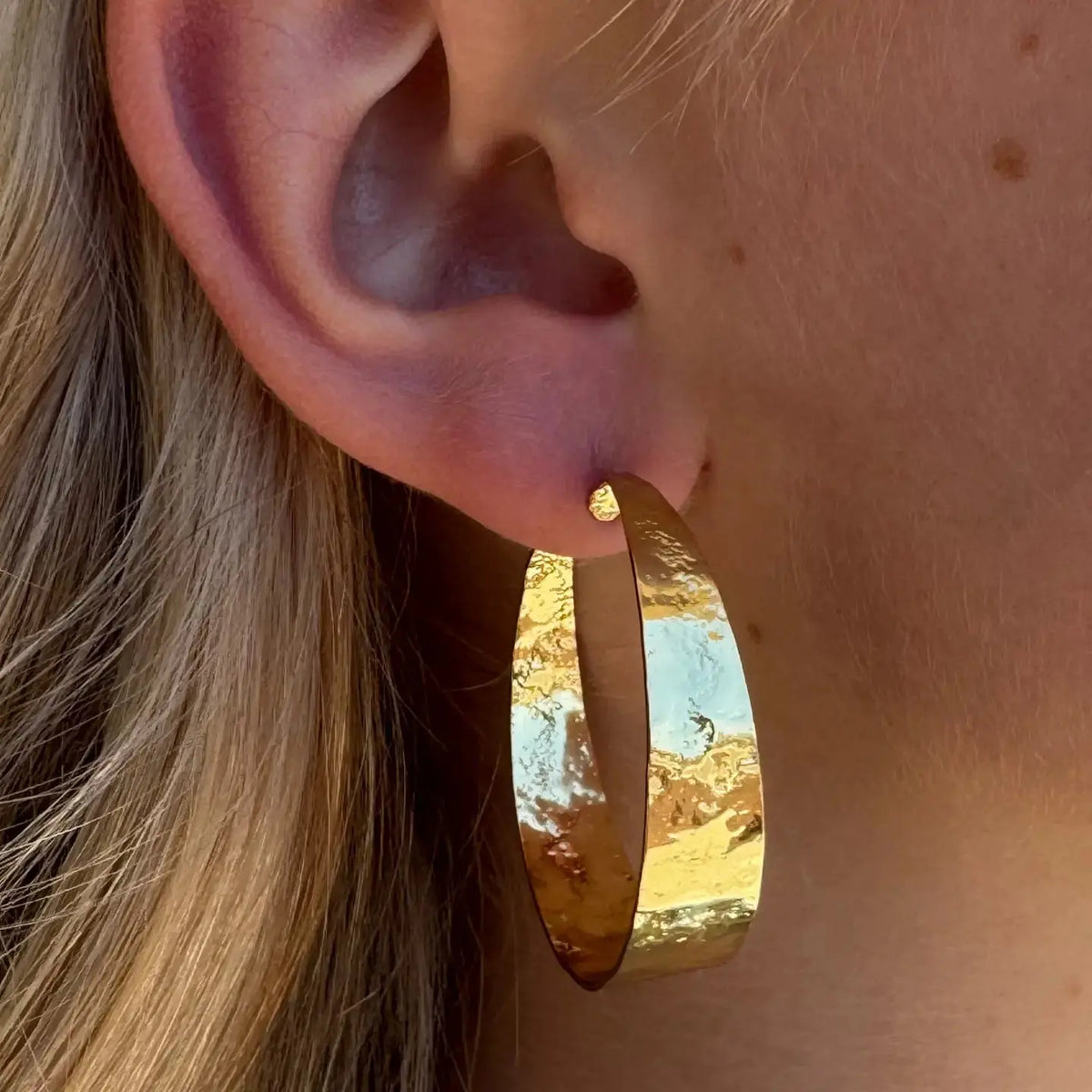 The Soleil Hammered Hoops