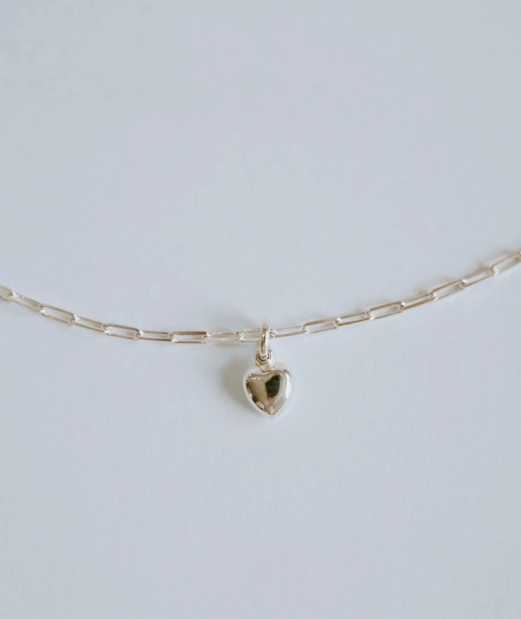 Heart Necklace - Sterling Silver - Sprig Beauty Co