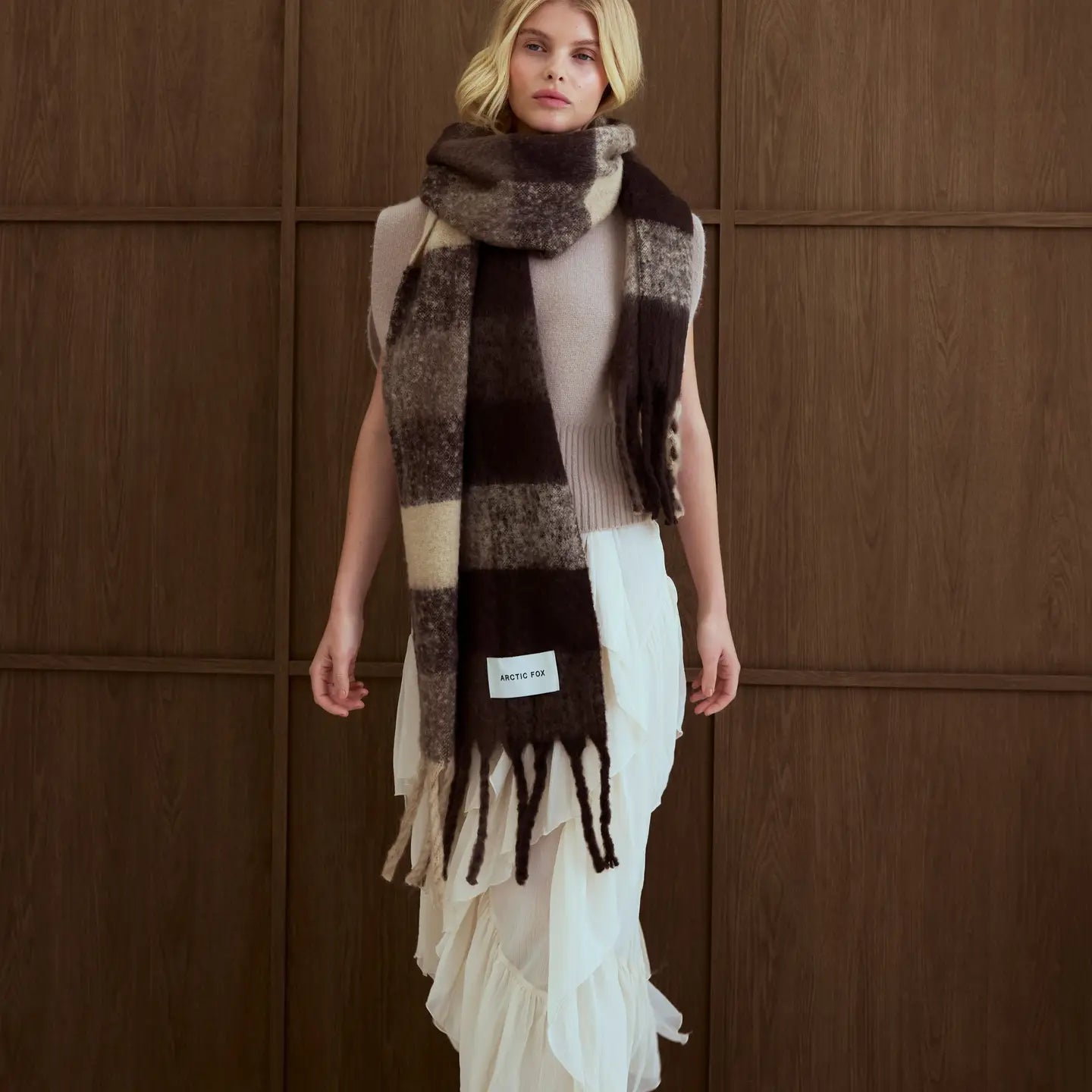 Reykjavik Scarf | Check - Sprig Beauty Co