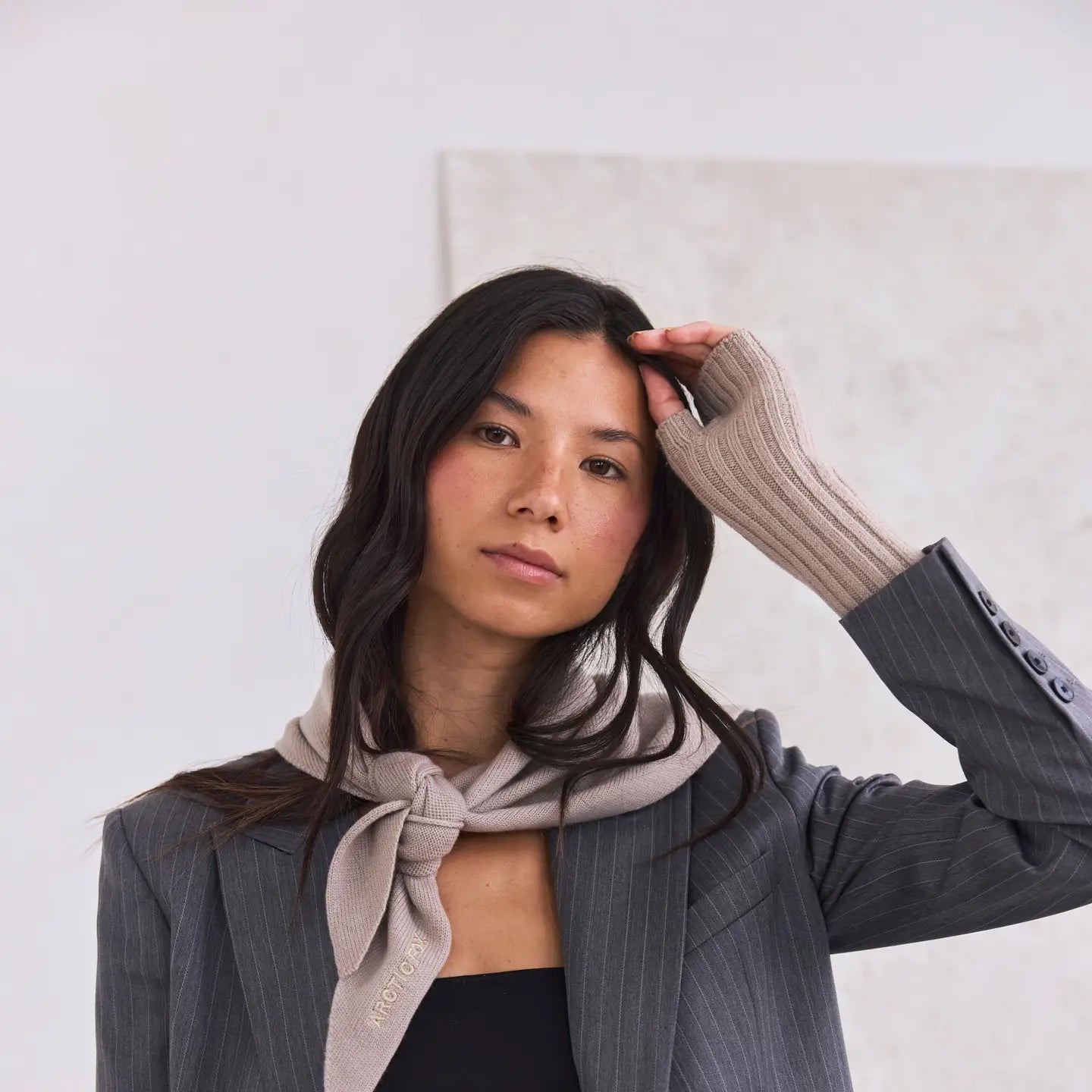 Merino Wool Triangle Scarf - Sprig Beauty Co