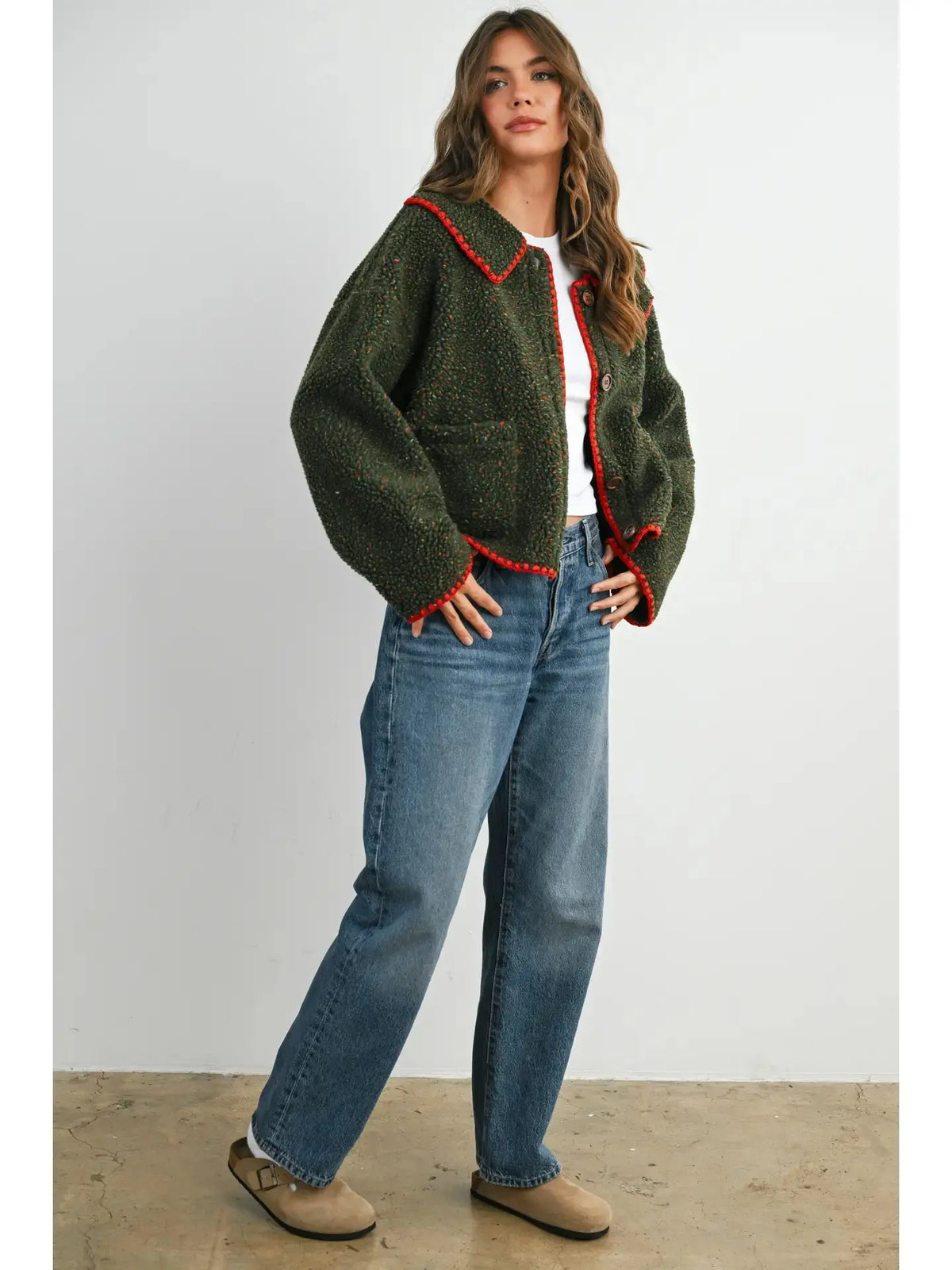 The Confetti Sherpa Jacket