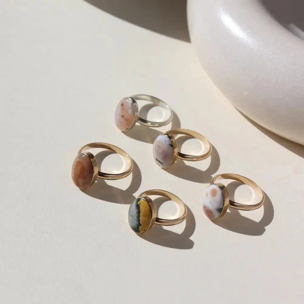 Sea Gemstone Ring - Sprig Beauty Co