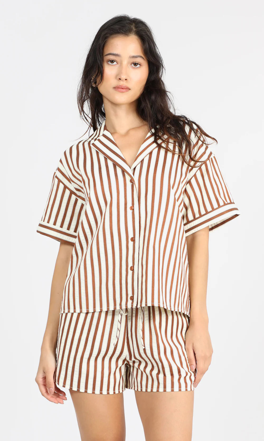 Graham Striped Shirt - Sprig Beauty Co