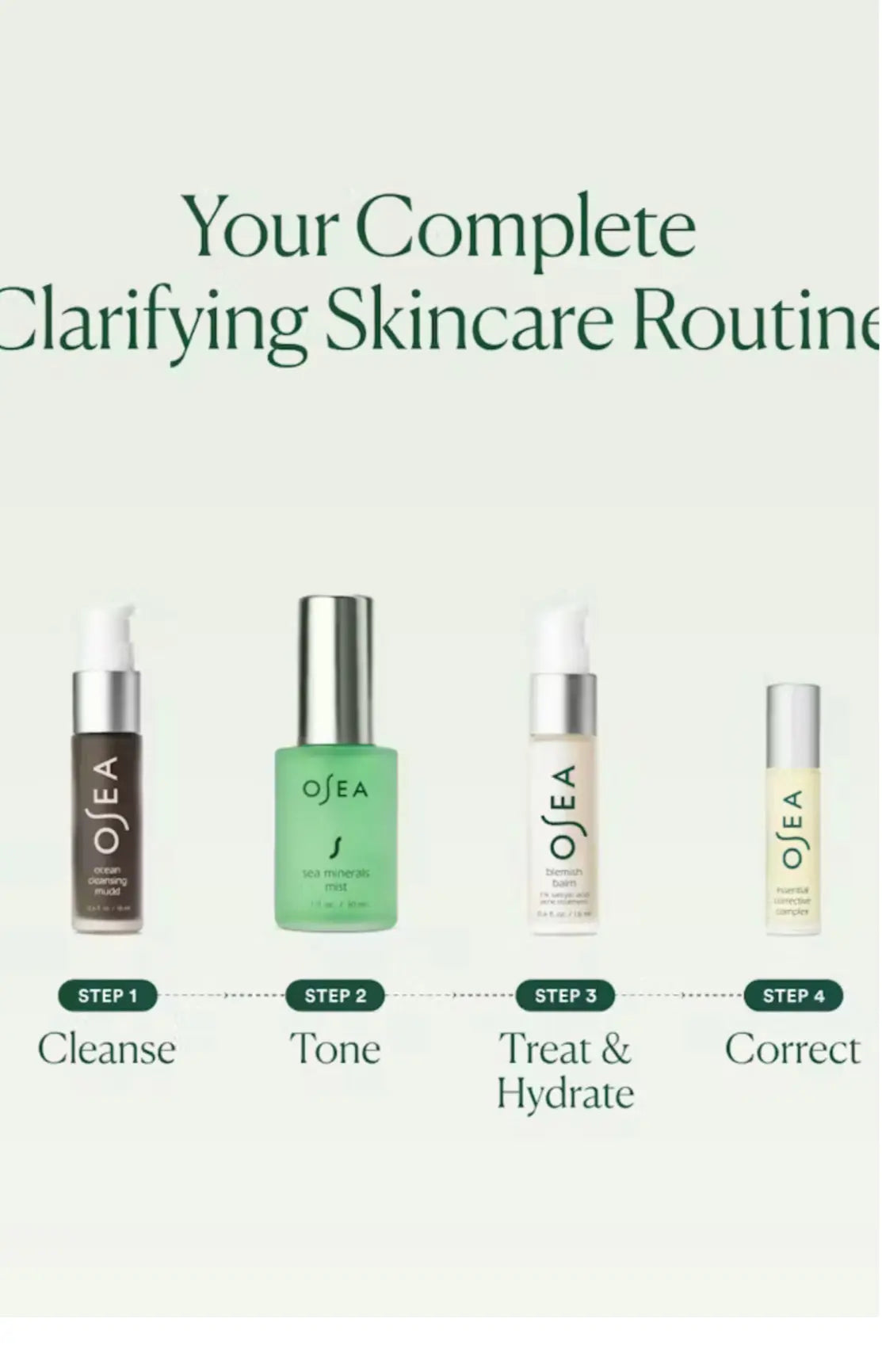 Blemish Solutions Osea Set - Sprig Beauty Co