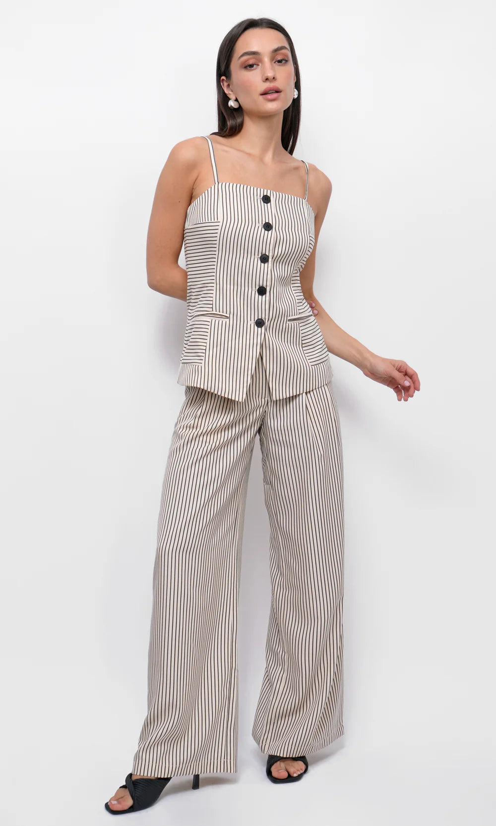 Stefani Pull up Trouser - Sprig Beauty Co
