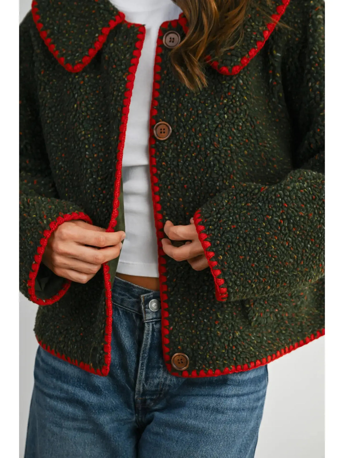 The Confetti Sherpa Jacket