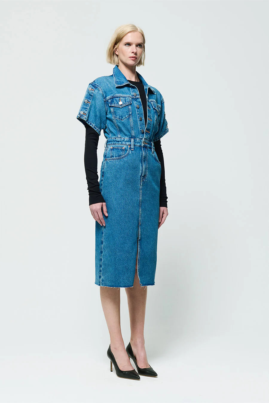 Camela Trucker Dress - Sprig Beauty Co