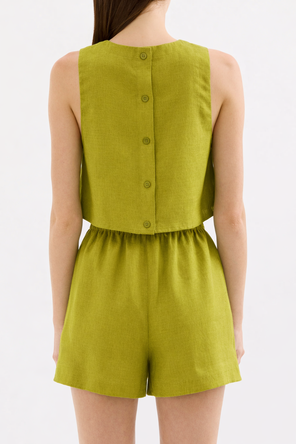 Sian Linen Top Nude Lucy