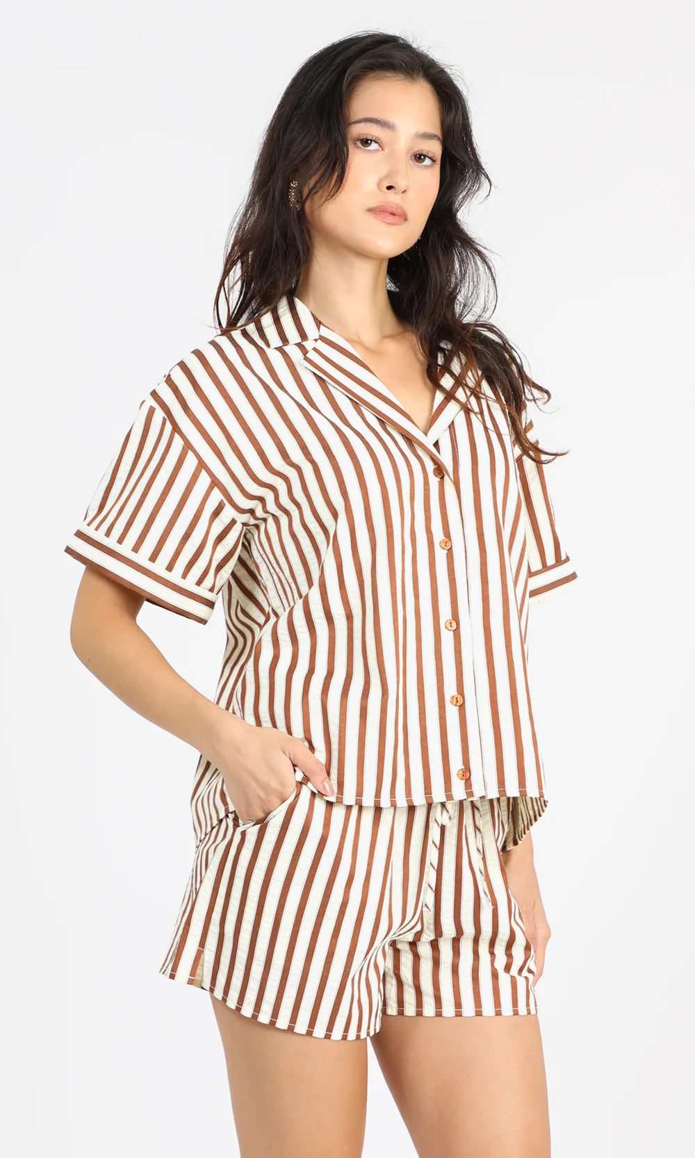 Graham Striped Shirt - Sprig Beauty Co