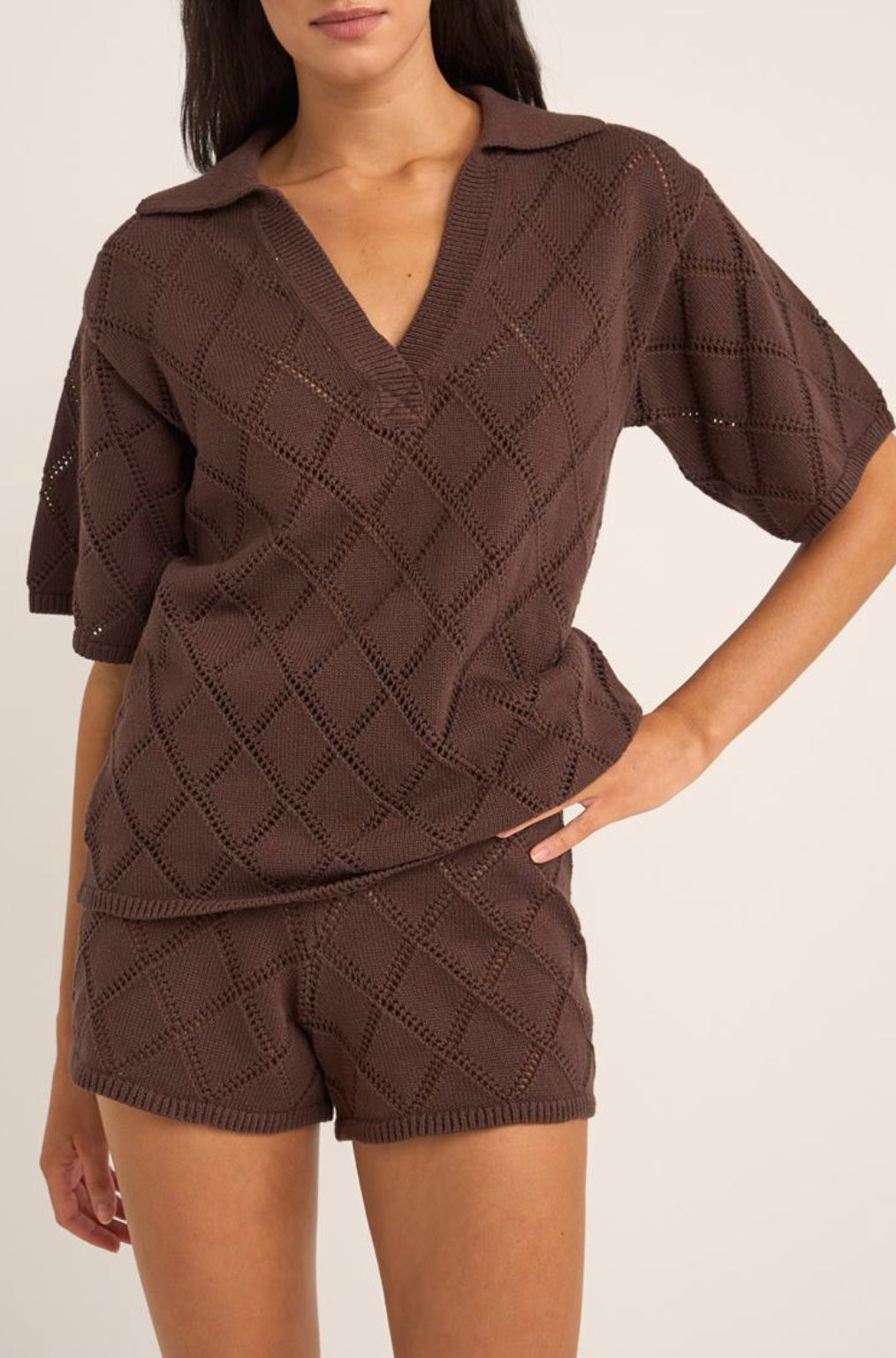 Islander Collared Knit Shirt - Sprig Beauty Co