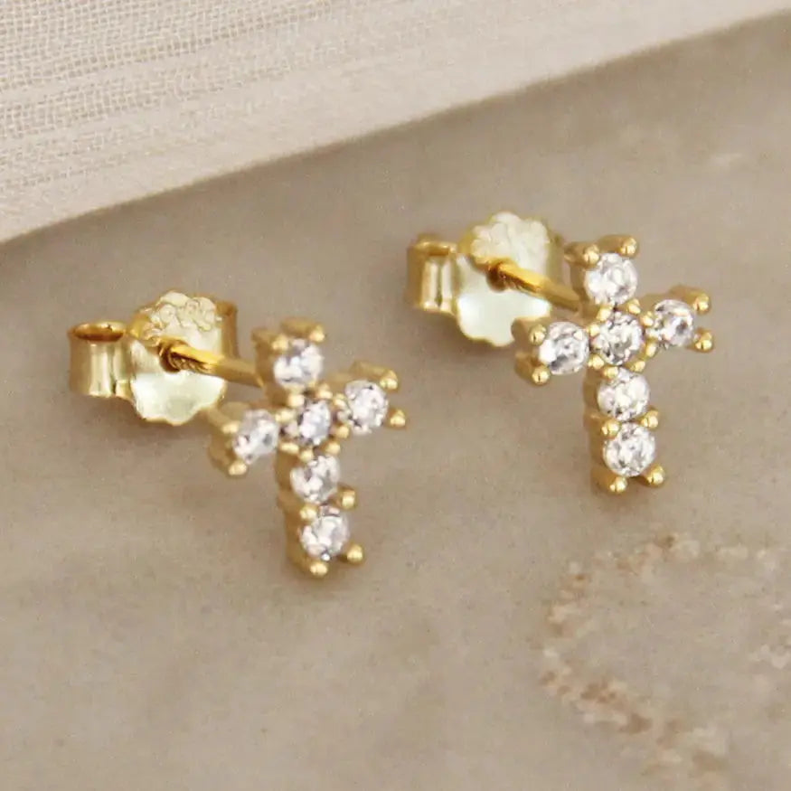 Cross Studs - Sprig Beauty Co