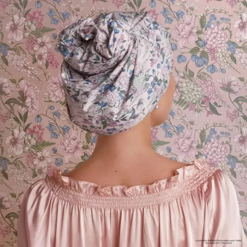 Bridgerton - Satin Lined Flexi Shower Cap - Sprig Beauty Co