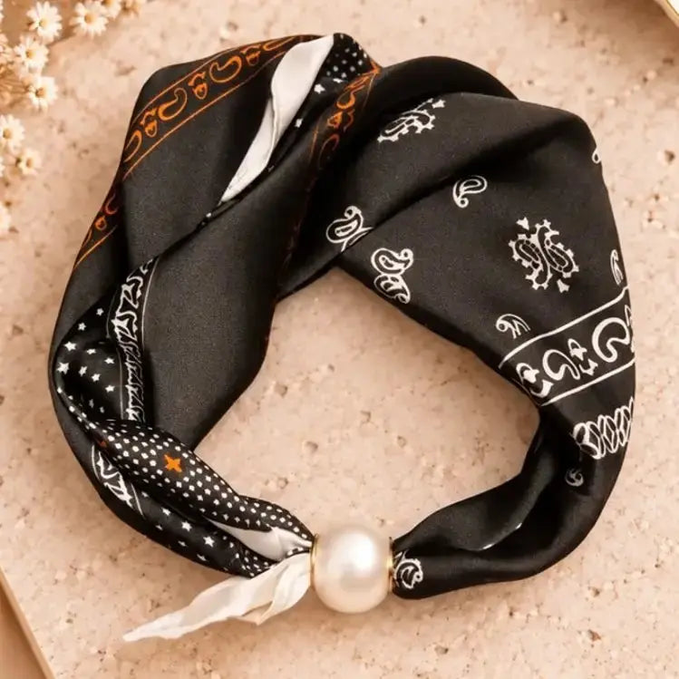 Amber Bandana Satin Scarf
