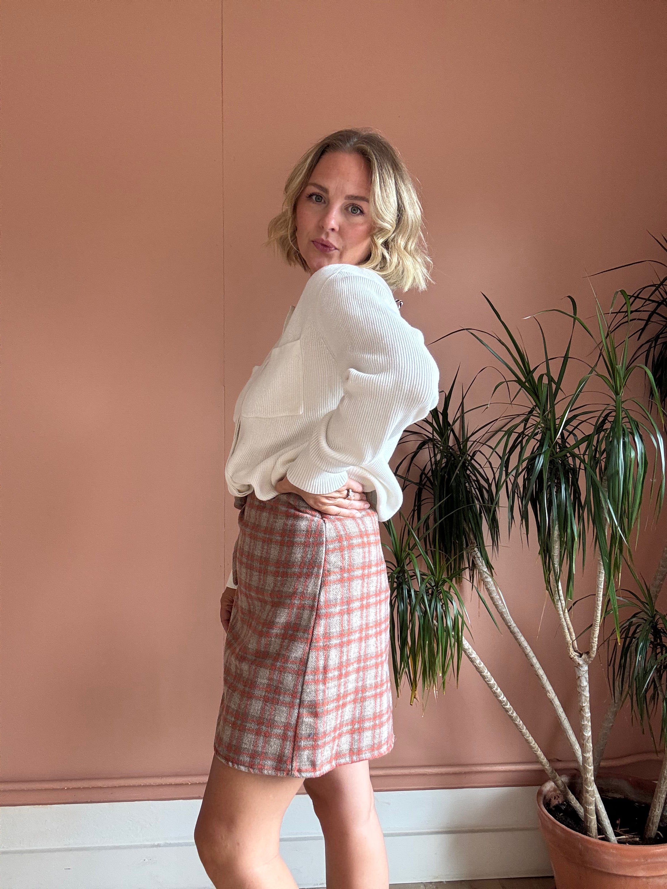 Lane Plaid Skirt - Sprig Beauty Co