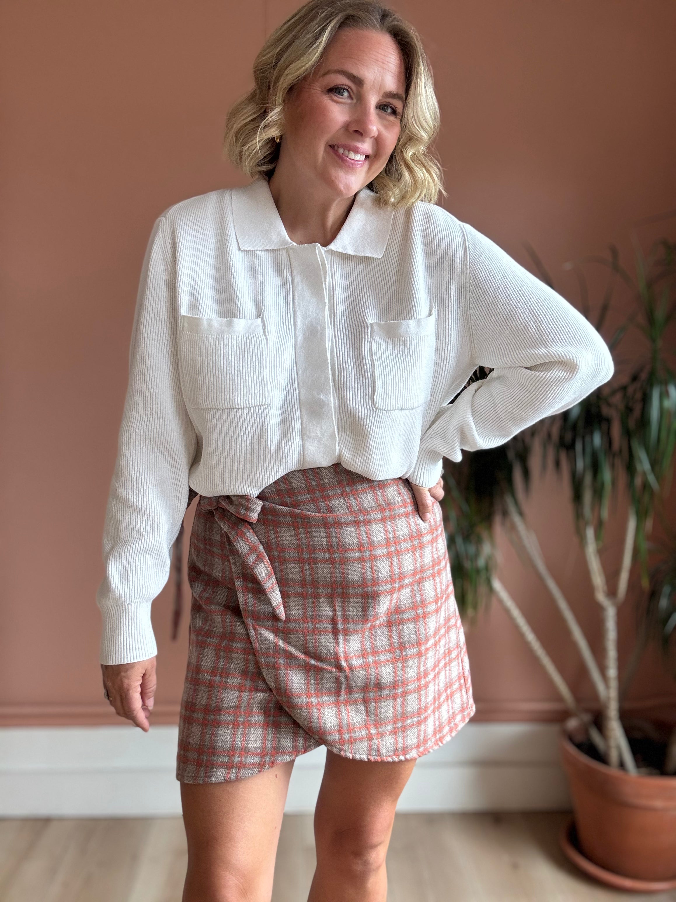 Lane Plaid Skirt - Sprig Beauty Co