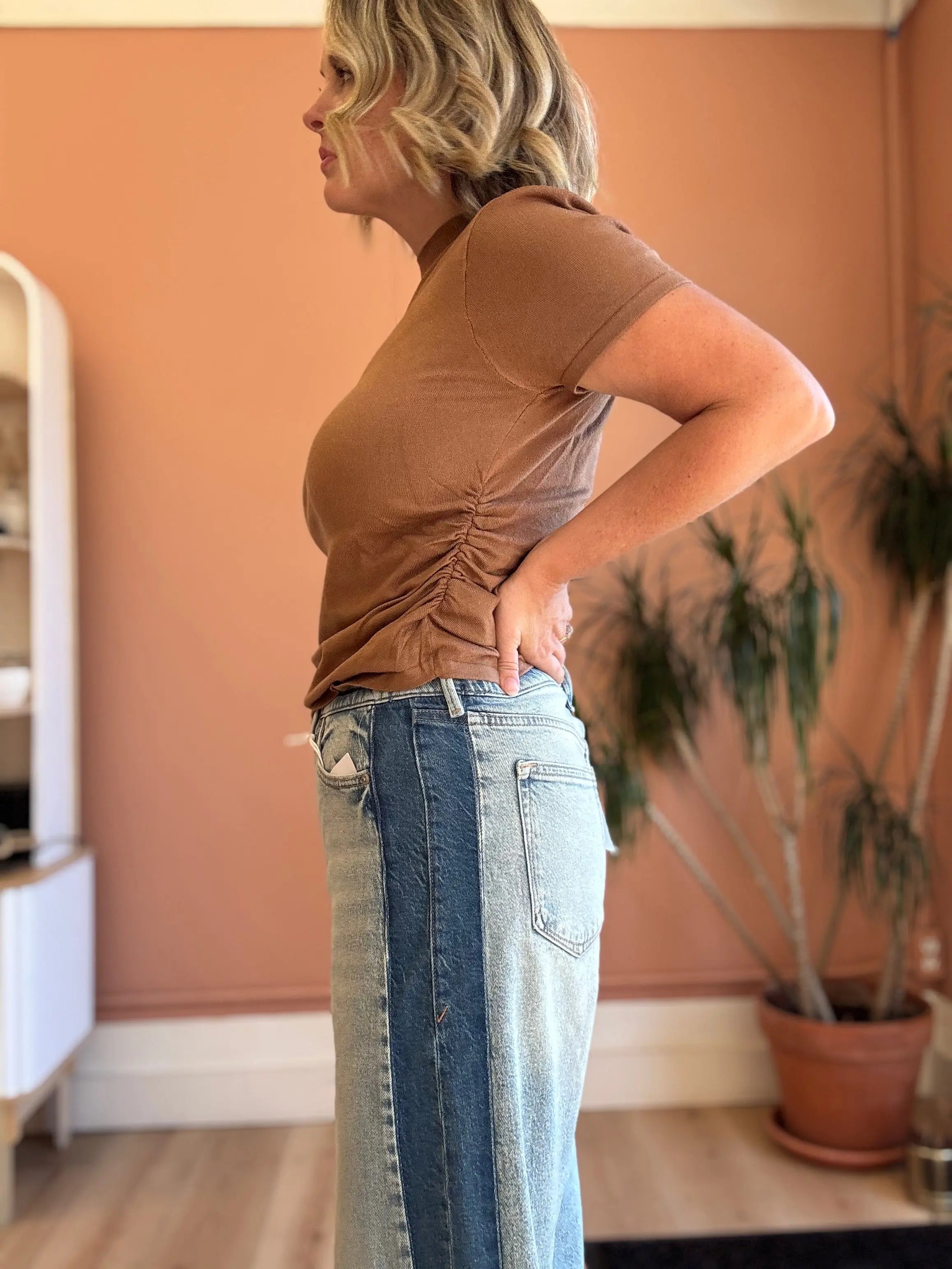 Darcy Rouched Top - Sprig Beauty Co