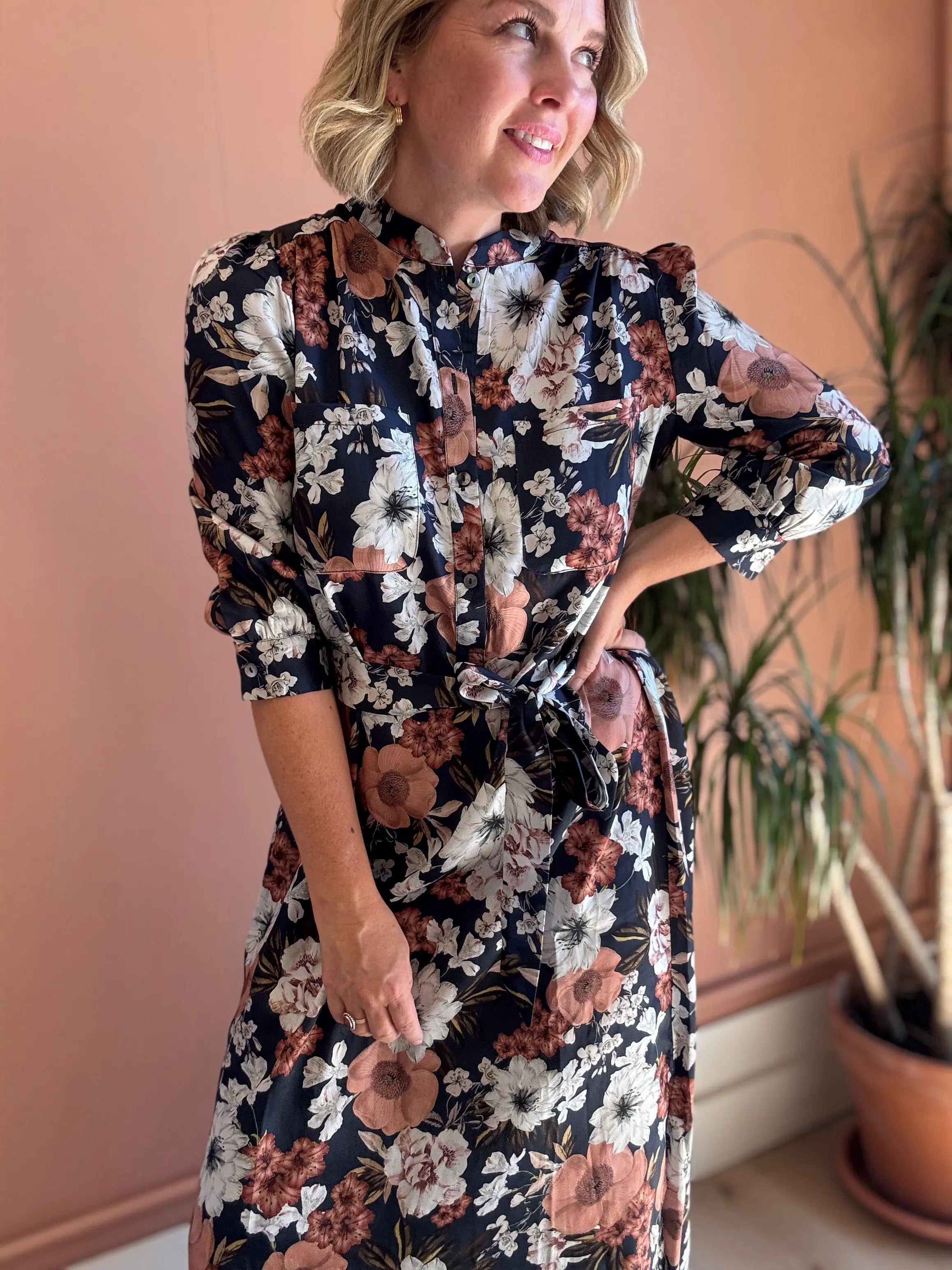 Autumn Bloom Maxi Dress - Sprig Beauty Co