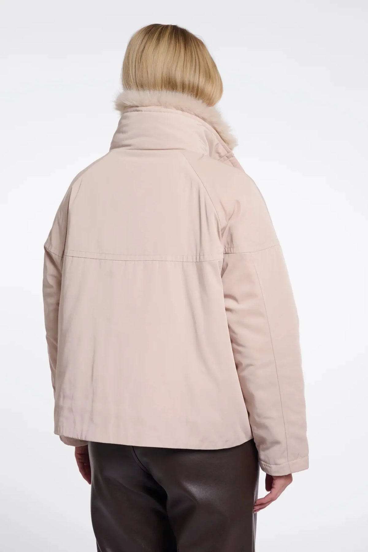 Nanne Faux Fur Collar Jacket