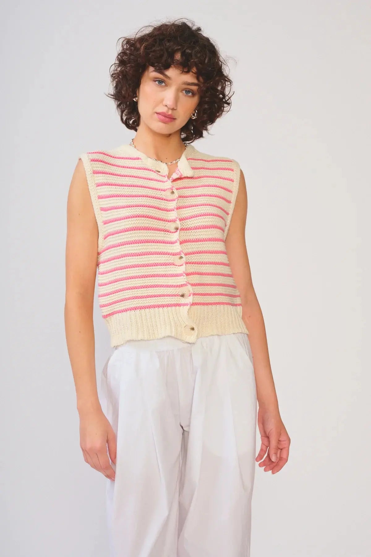 Ama Sleeveless Sweater - Sprig Beauty Co