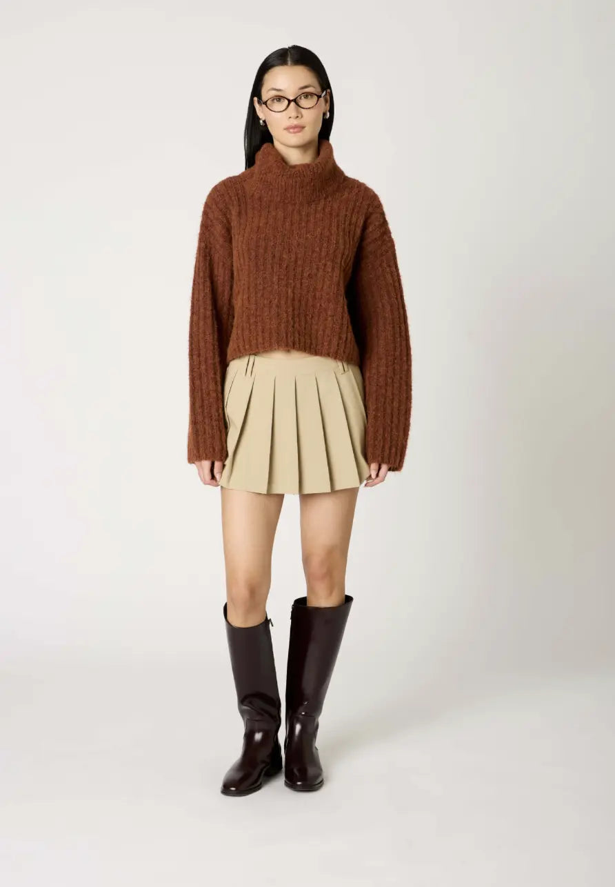 Autumn Ridge Ribbed Sweater - Sprig Beauty Co