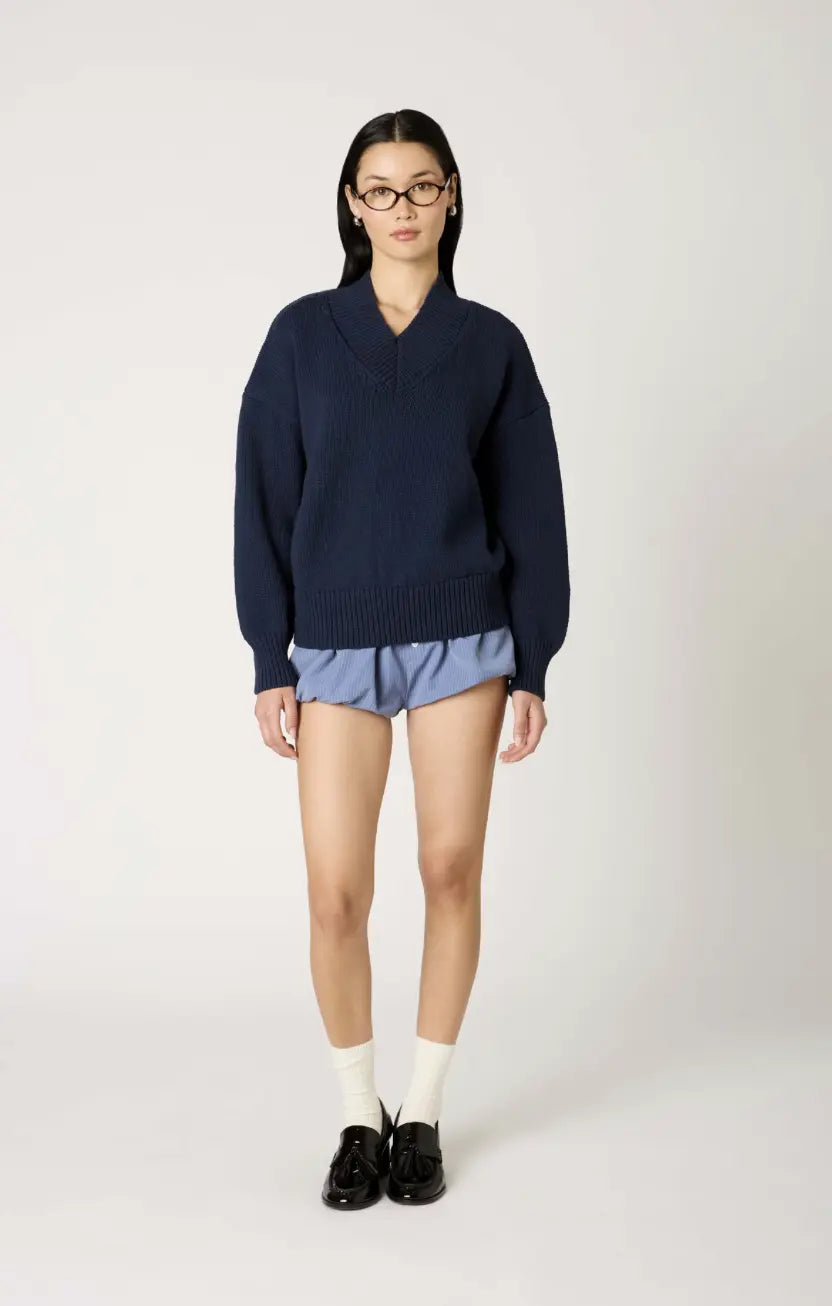 Harbor V-Neck Sweater - Sprig Beauty Co
