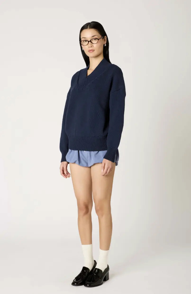 Harbor V-Neck Sweater - Sprig Beauty Co