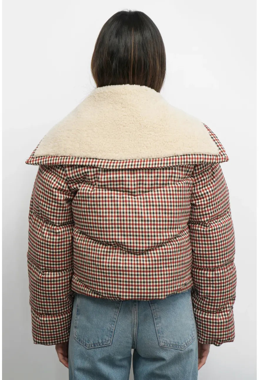 Lennox Gingham Puffer - Sprig Beauty Co