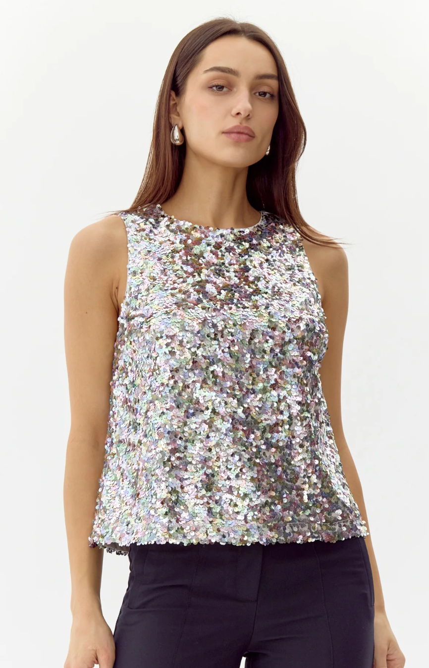 Tay Sequin Top - Sprig Beauty Co