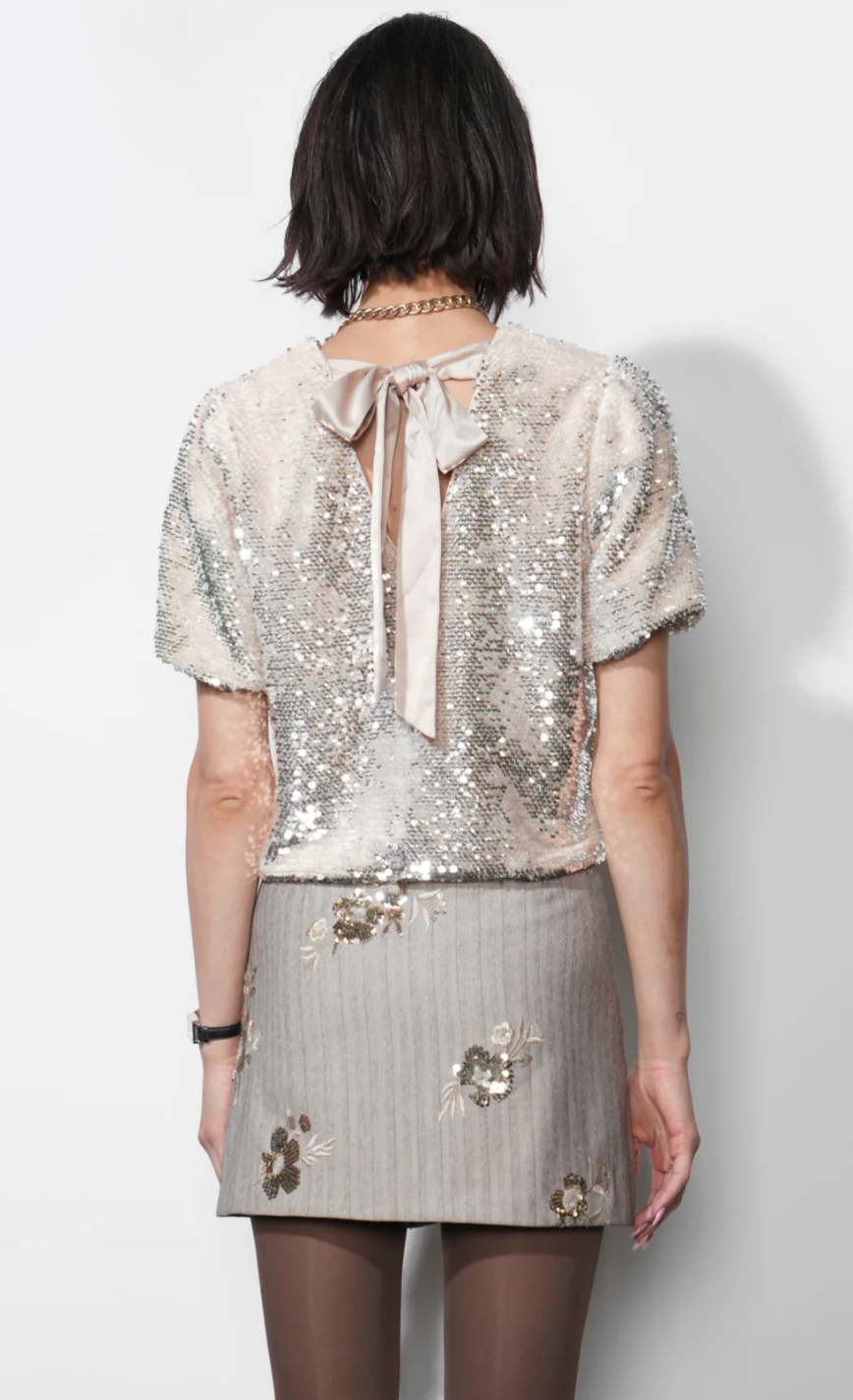 Celeste Sequin Top - Sprig Beauty Co
