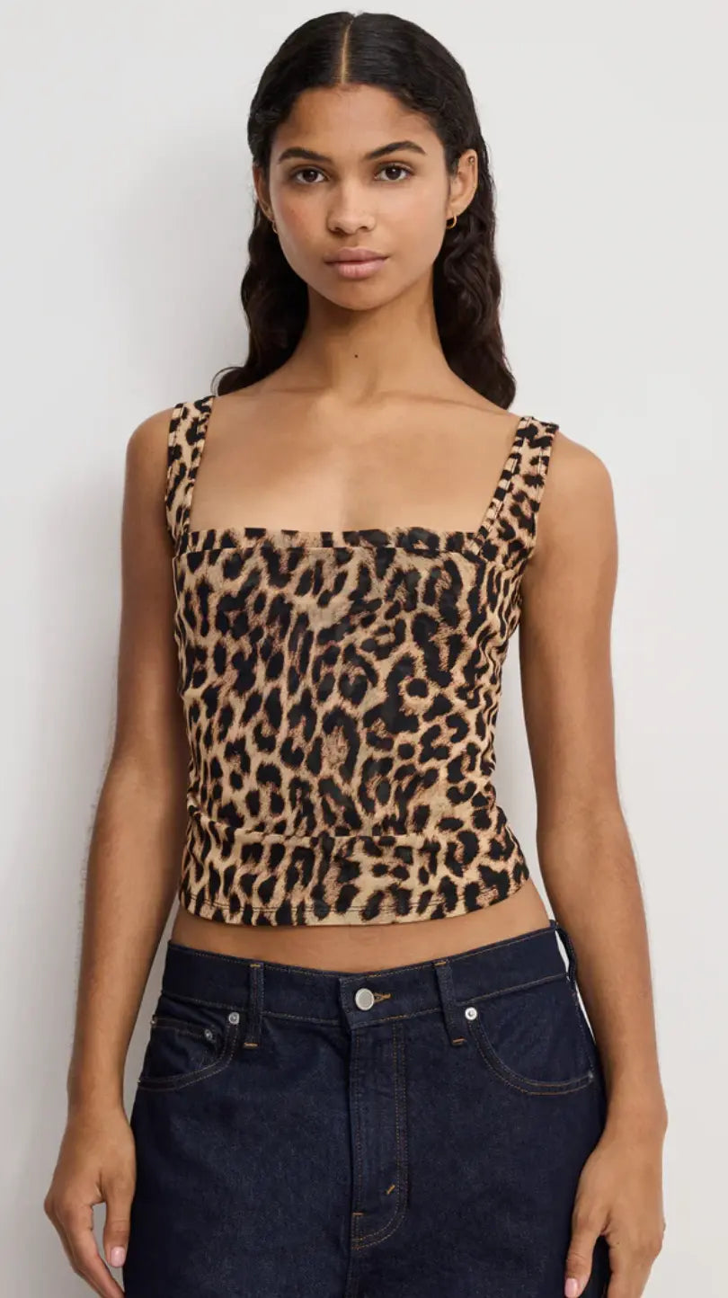 Leopard Bustier - Sprig Beauty Co