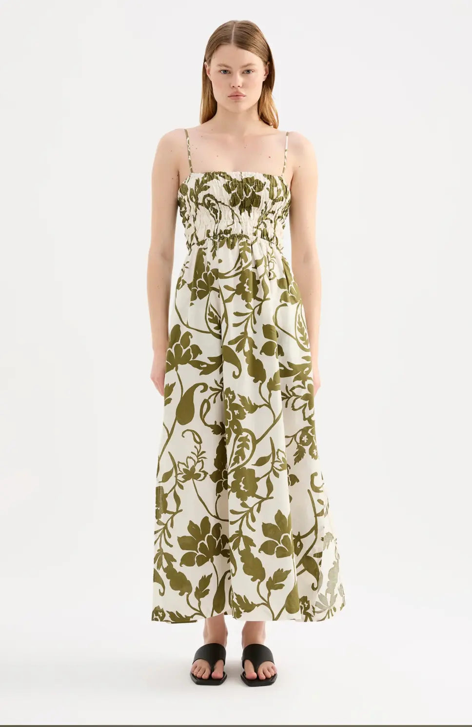 Dahlia Linen Blend dress - Sprig Beauty Co