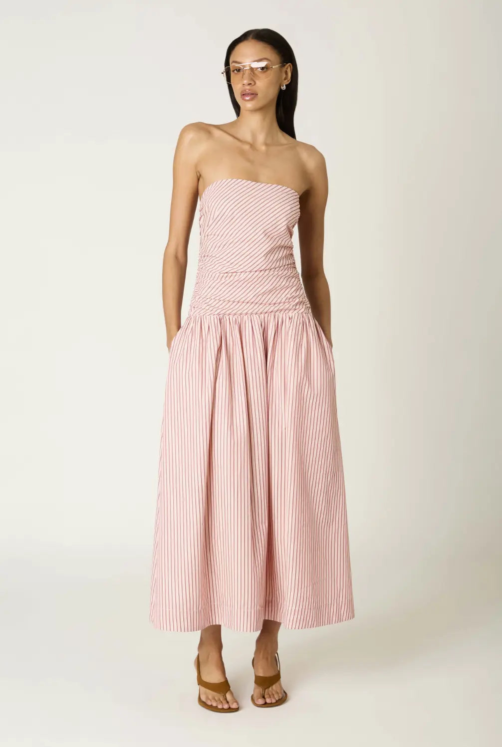 Rosalie Strapless Dres - Sprig Beauty Co