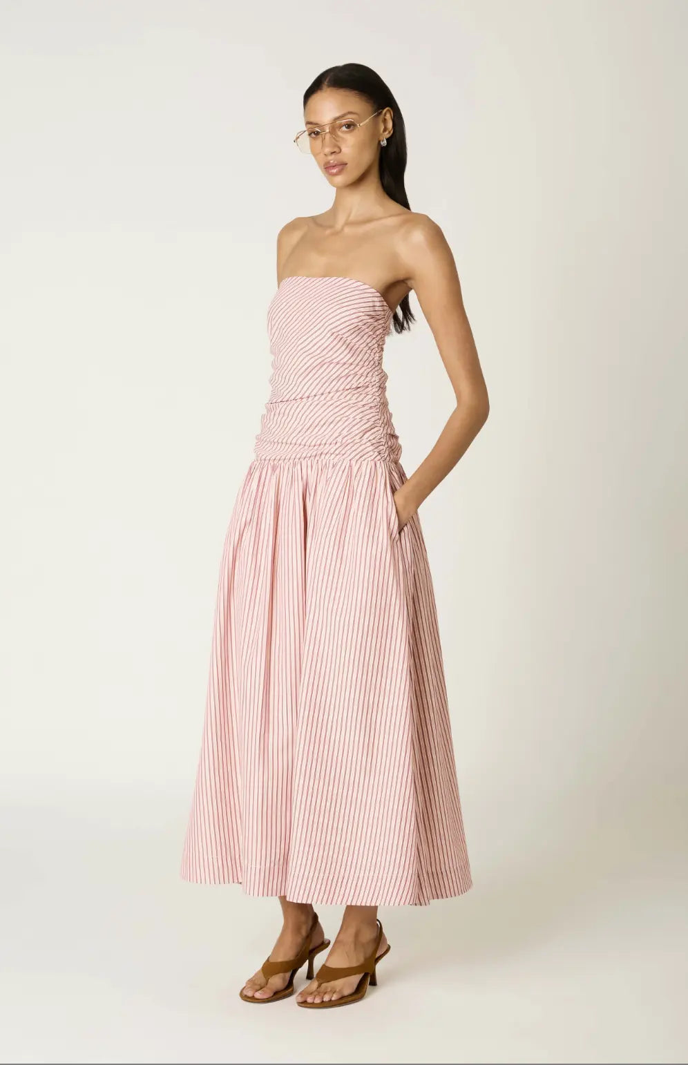 Rosalie Strapless Dres - Sprig Beauty Co