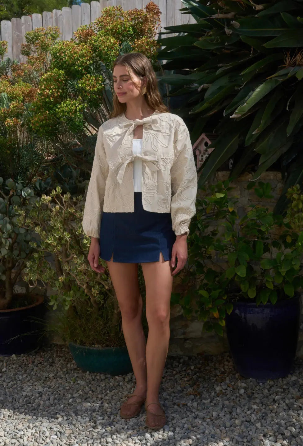 Garden Bow Jacket - Sprig Beauty Co