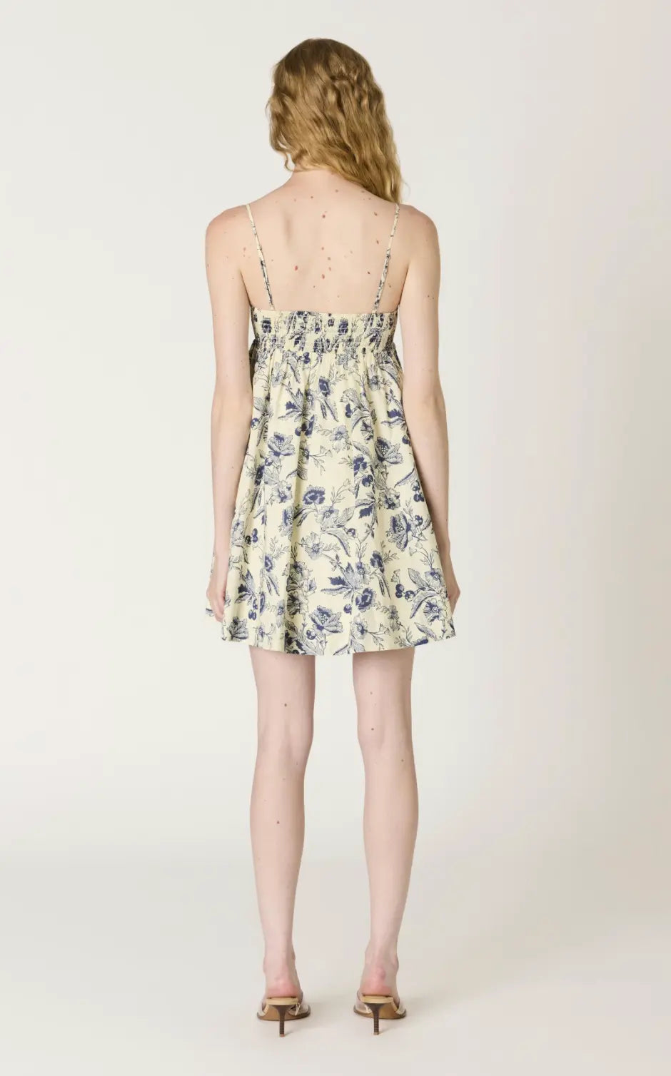 The Delphine Floral Mini Dress - Sprig Beauty Co