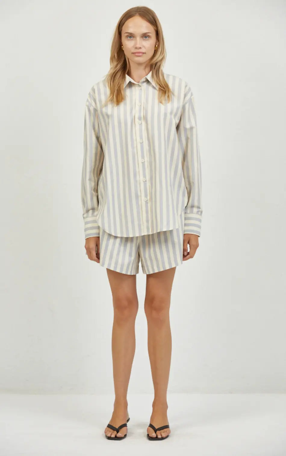 Lorie Button-down Shirt – Lightweight Relaxed Fit Top A.ren
