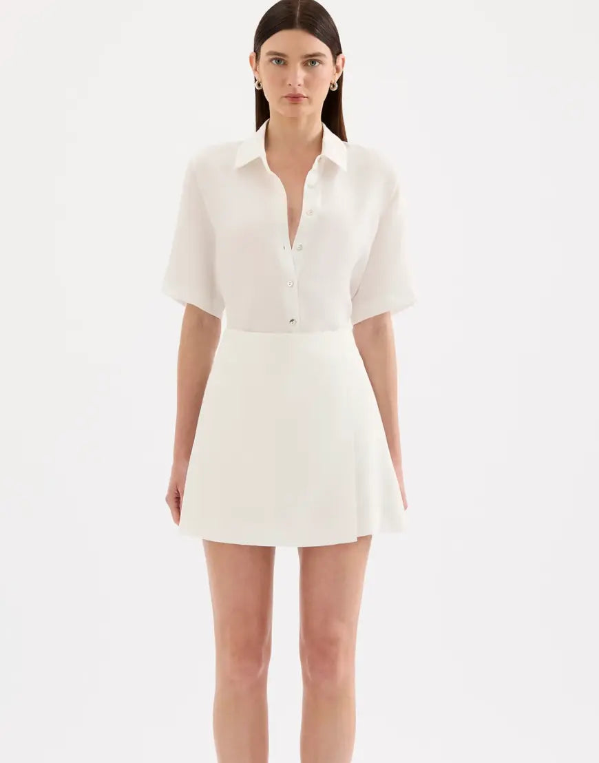 Beckett Mini Skirt Nude Lucy