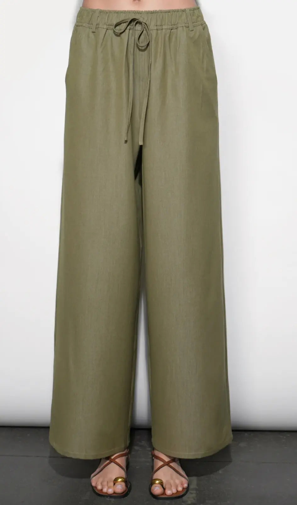 Paisley Linen Blend Pant Greylin